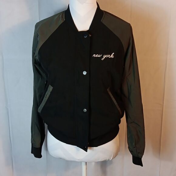 Gina Tricot "New York" Bomber Jacket - Picture 1 of 7